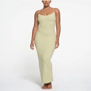 SKIMS Sage Multi Fits Everybody Lace Long Dress Large NWT